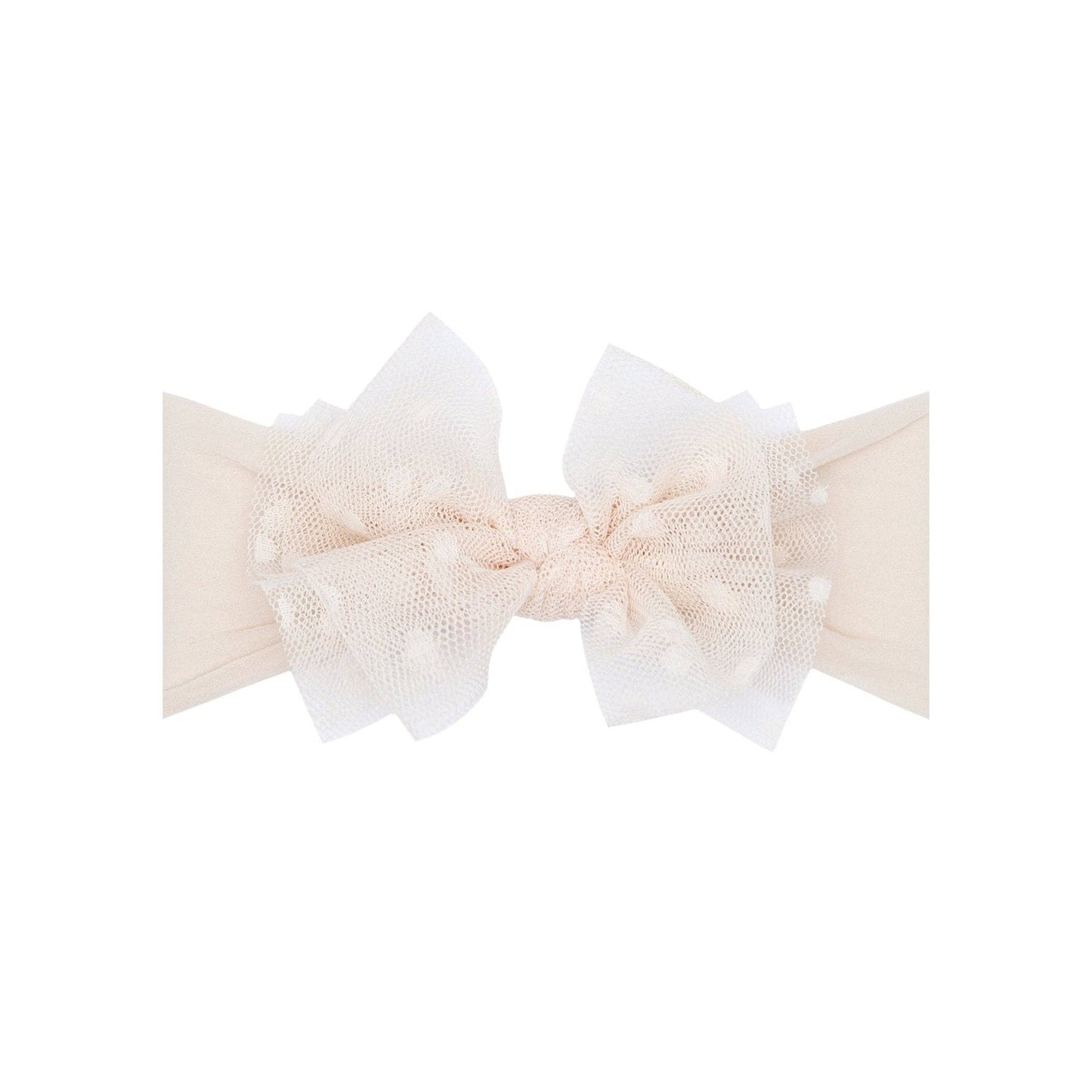 Baby Bling Bows - Itty Bitty Tulle: Oatmeal