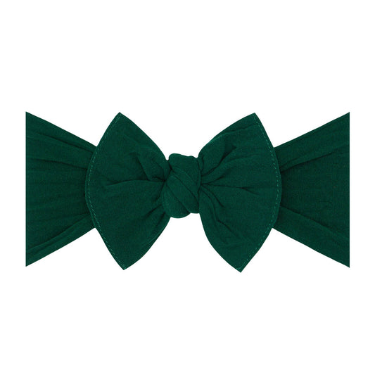 Baby Bling Bows Knot Headband: Forest Green