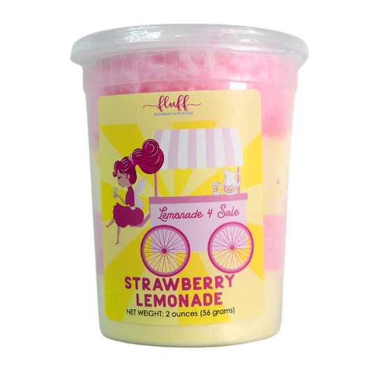 Fluff gourmet fairy floss - Strawberry Lemonade