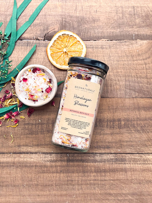 BeeNaturalz - Botanical Pollen Bath Salts - Himalayan Blossoms