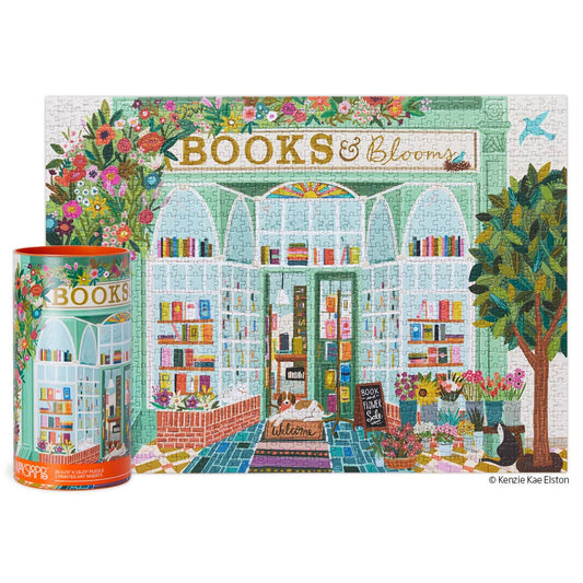 Books And Blooms | 1000 Piece Puzzle