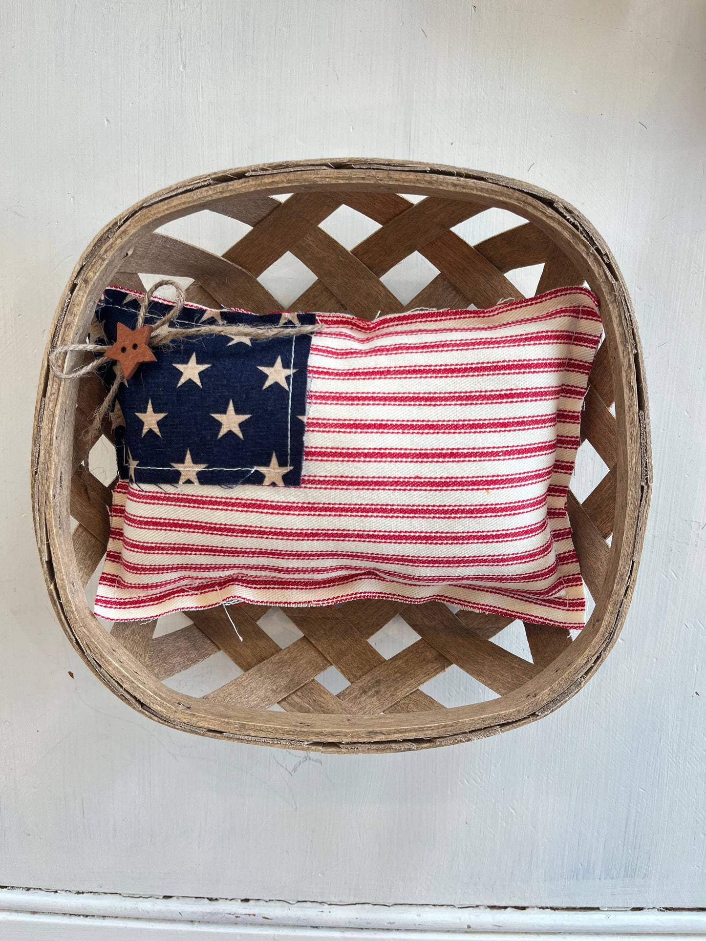 Kate + Em - American Flag Mini Pillow