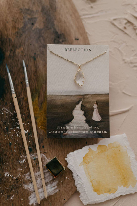 Dear Heart - Reflection | Christian Necklace | Minimal Jewelry | Gift