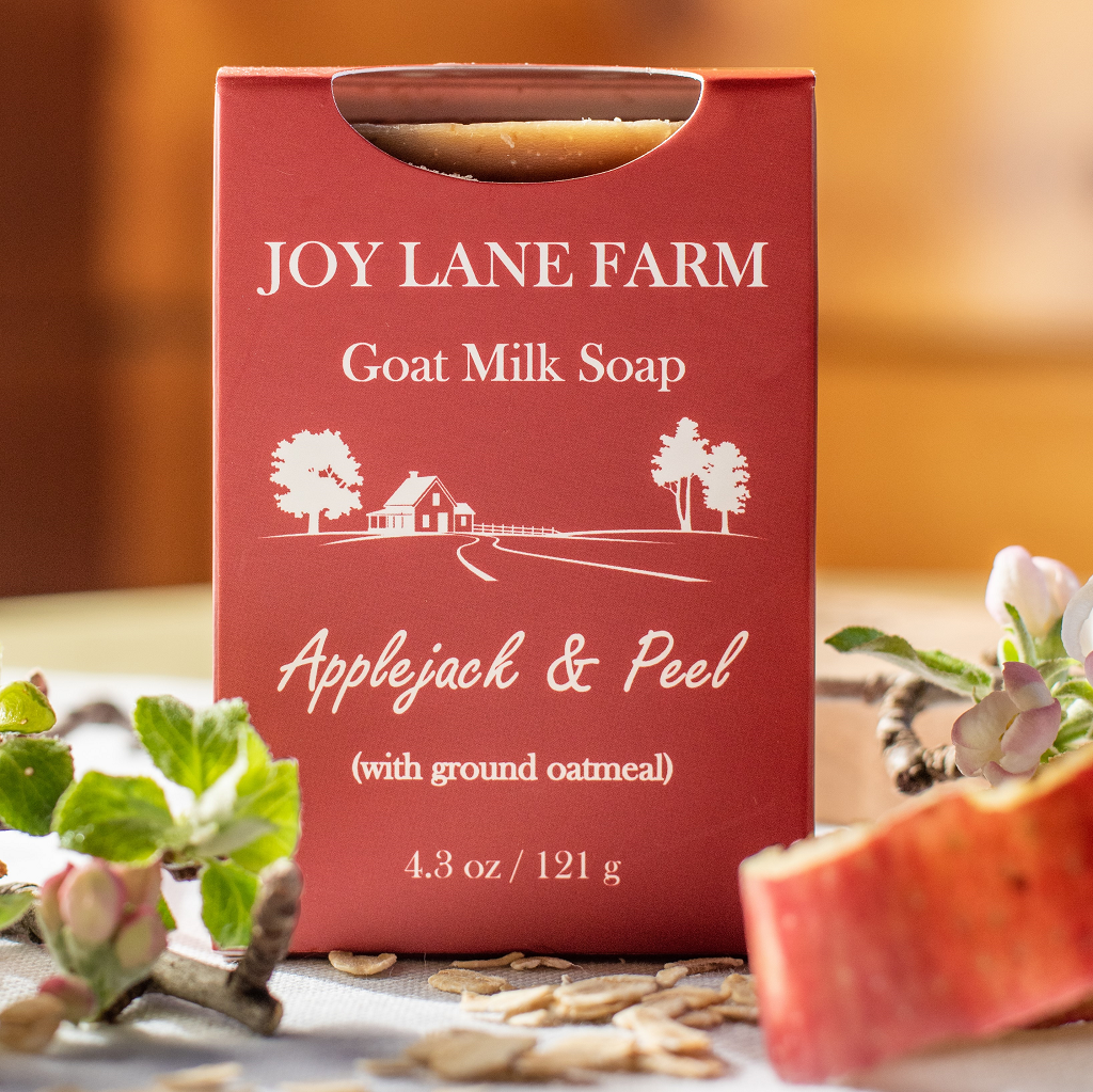 Handcrafted Artisan Natural Local Applejack Goat Milk Soap