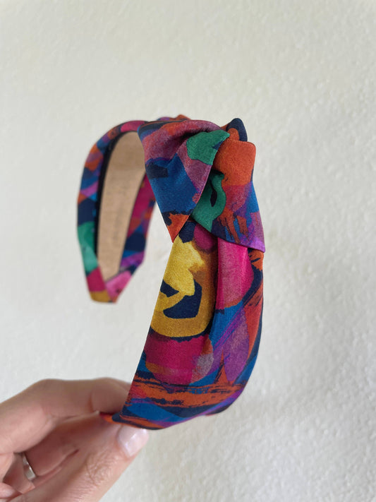 Maddie and Me Handmade - Silk Knot Headband | Liberty of London Fabric