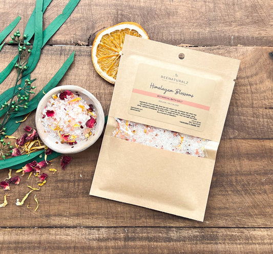 BeeNaturalz - Botanical Pollen Bath Salts - Himalayan Blossoms