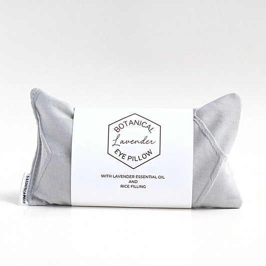 SaidoniaEco - Lavender Eye Pillow - Gray Hexagons