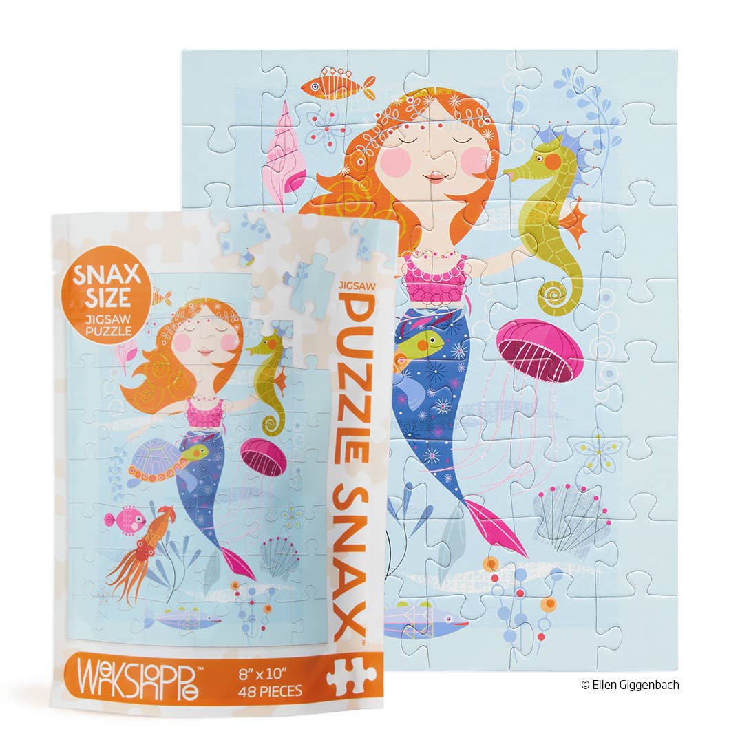 Mermaid and Friends | 48 Piece Kids Puzzle Snax