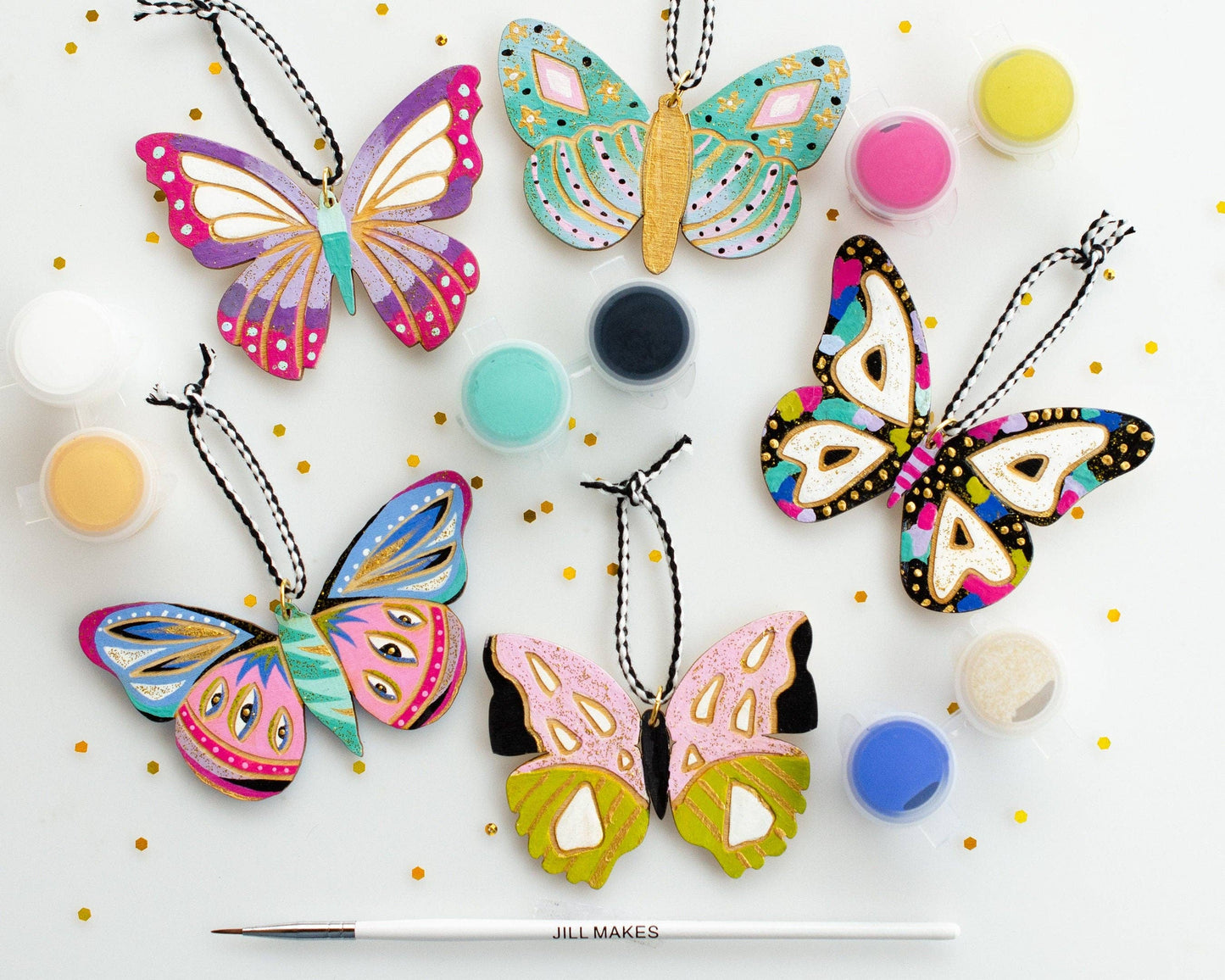 Jill Makes - Butterfly Ornament DIY Kit