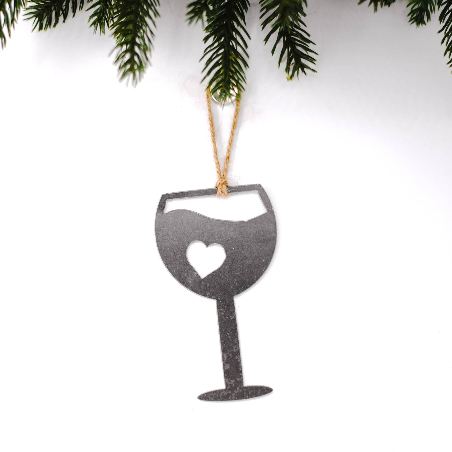Keystone Steel Co. - Wine Glass Ornament