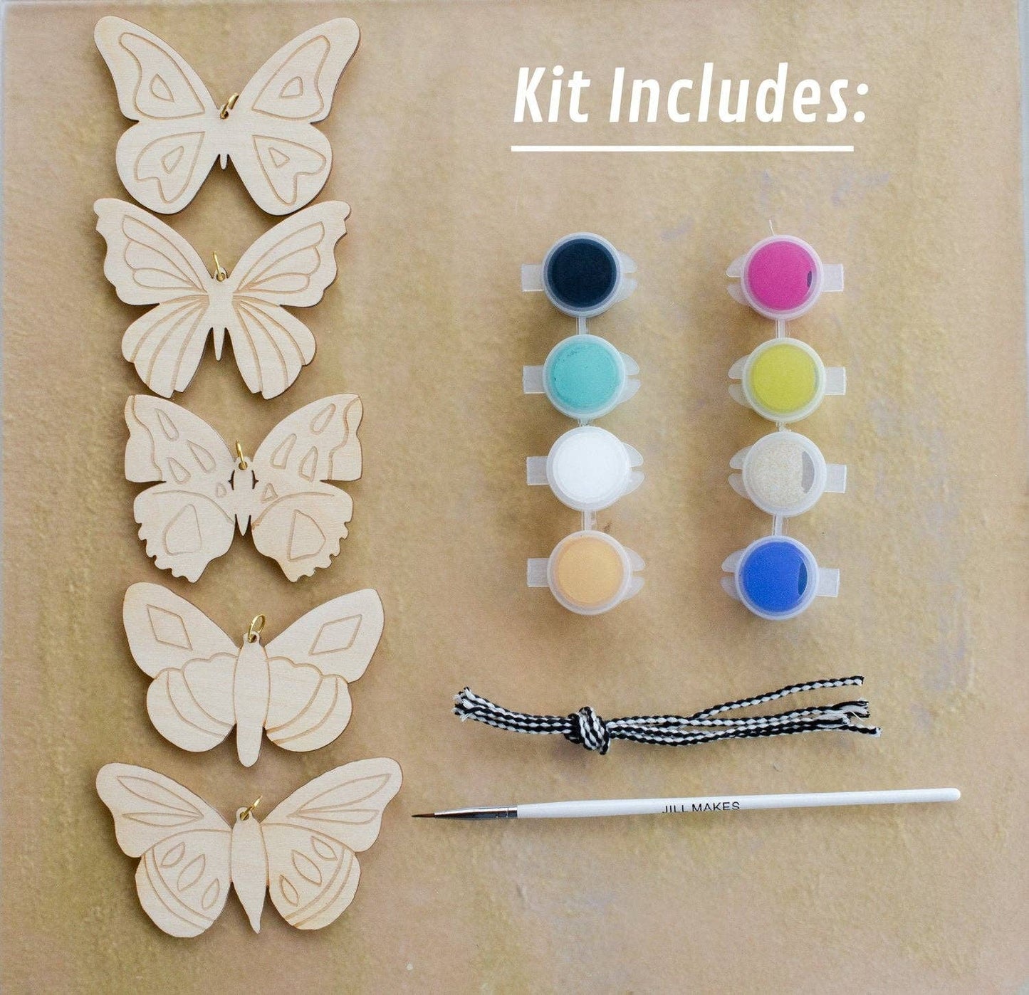 Jill Makes - Butterfly Ornament DIY Kit