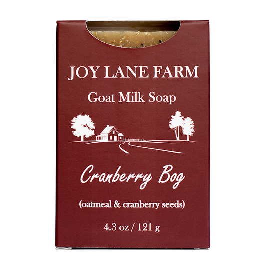 Handcrafted Artisan Natural Local Cranberry Goat Milk Soap